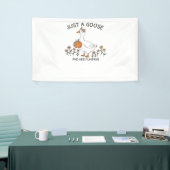 ガチョウとカボチャクラシックのTシャツ 横断幕 (トレードショー)