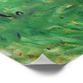 ガチョウと一緒にボートに乗ったBerthe Morisot-Girls ポスター (角)