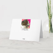 ガチョウの休日カードを立てて下さい シーズンカード (裏面)