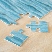 ガチョウの岩の明るい水色 ジグソーパズル (側面)