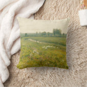 ガチョウの広大な牧草地 クッション (ブランケット)