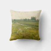 ガチョウの広大な牧草地 クッション (裏面)