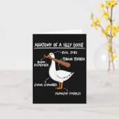 ガチョウの構造間抜け学 カード (黄色い花)