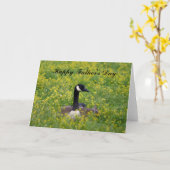 ガチョウの父のDaycard カード (黄色い花)