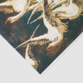 ガチョウの群れデコパージュ 薄葉紙 (詳細)