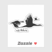 ガチョウの群れ シール (シート)