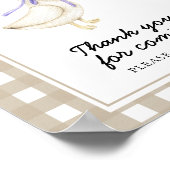 ガチョウの赤ちゃんシャワー – ありがとうござ来う ポスター (角)