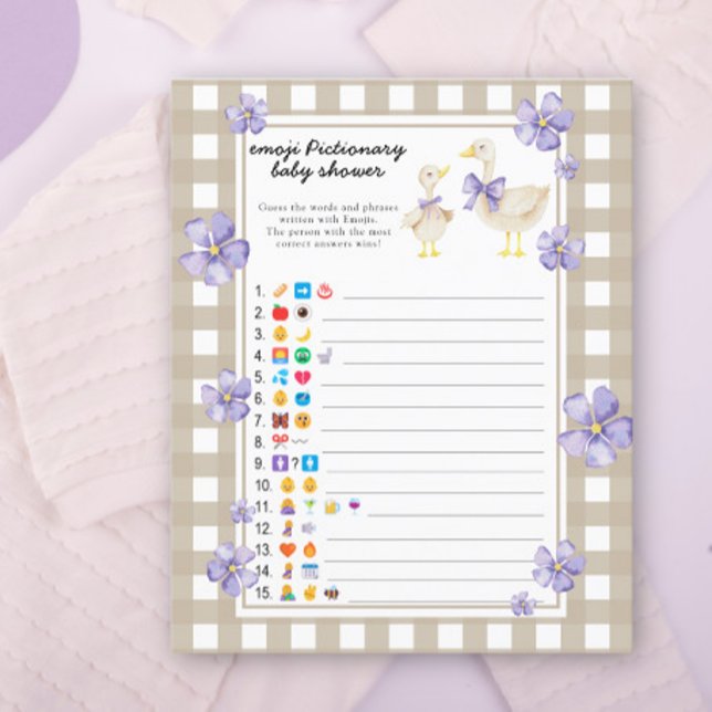 ガチョウの赤ちゃんシャワー – 絵文字ゲーム (クリエイターアップロード済み)