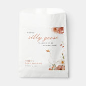 ガチョウの間抜け少女の赤ちゃんシャワー フェイバーバッグ (正面)