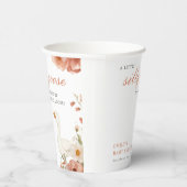 ガチョウの間抜け少女の赤ちゃんシャワー 紙コップ (右)