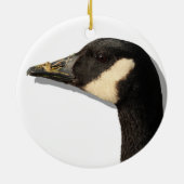 ガチョウの頭部 セラミックオーナメント (裏面)