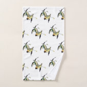 ガチョウの飛行 バスタオルセット (ハンドタオル)