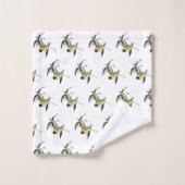 ガチョウの飛行 バスタオルセット (ウォッシュタオル)