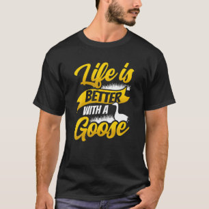 ガチョウの飼い主動物のLOVを使えば、人生はより良い Tシャツ
