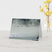 ガチョウは飛行カードを取ります カード (黄色い花)