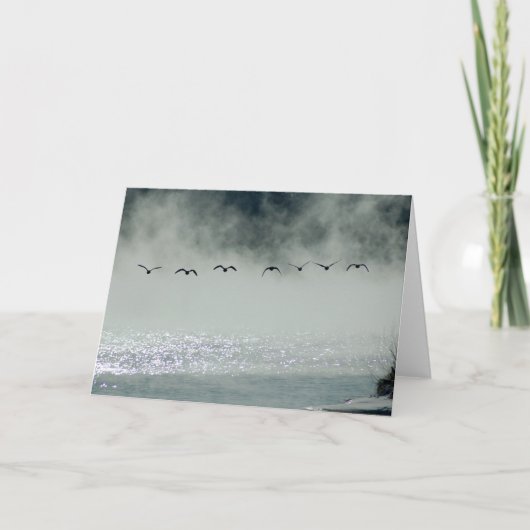 ガチョウは飛行カードを取ります カード (正面)