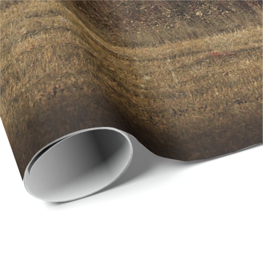 ガチョウヴィンテージアンティークセピアテクスチャデコパージュ ラッピングペーパー (ロールコーナー)