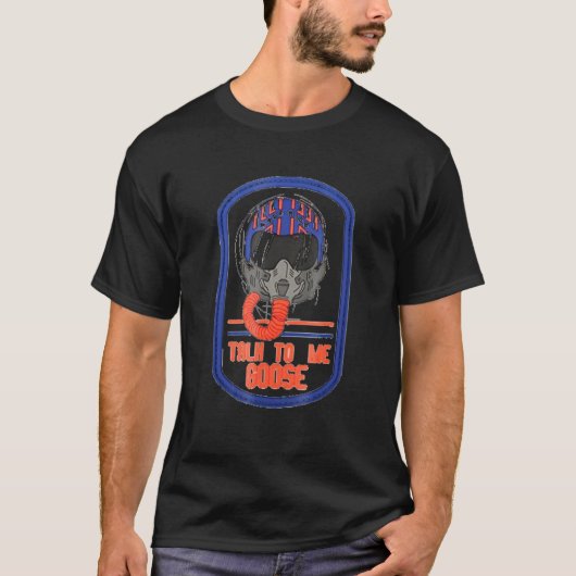 ガチョウ海軍戦闘兵器学校Flyiに話す Tシャツ (正面)