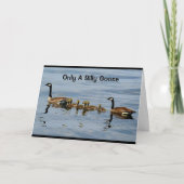 ガチョウ間抜けだけ忘れが誕生日! カード (正面)