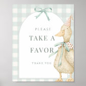 ガチョウ間抜けの優遇表の看板ポスター ポスター (正面)