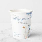 ガチョウ間抜けの子の赤ちゃん 紙コップ (裏面)