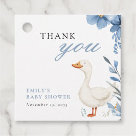 ガチョウ間抜けの小男の子のシャワー フェイバータグ