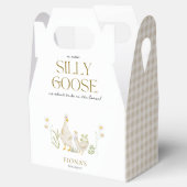 ガチョウ間抜けの水色の赤男女兼用ちゃんシャワー フェイバーボックス (オープン)