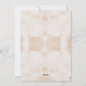 ガチョウ間抜けの赤お洒落ちゃんシャワー招待状 シーズンカード (裏面)