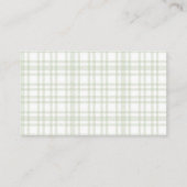 ガチョウ間抜けの赤ちゃんシャワーおむつラッフルカード エンクロージャーカード (裏面)