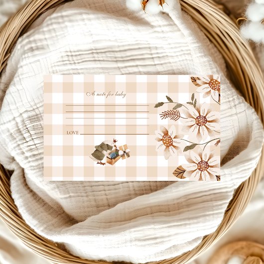 ガチョウ間抜けの赤ちゃんシャワーベビー エンクロージャーカード