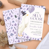 ガチョウ間抜けの赤ちゃんシャワー 招待状