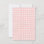 ガチョウ間抜けジンガム赤ちゃんシャワーベビー用ブック 招待状 (裏面)