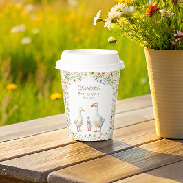 ガチョウ間抜けベイビーシャワー紙カップ 紙コップ