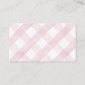 ガチョウ間抜けベビーガール – ベビー挿入カード用の本 エンクロージャーカード (裏面)