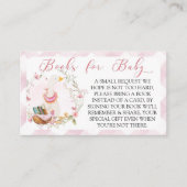 ガチョウ間抜けベビーガール – ベビー挿入カード用の本 エンクロージャーカード (正面)