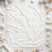 ガチョウ間抜けワイルドフラワーギンガムボーイ赤ちゃんシャワー シェルパブランケット