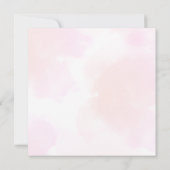 ガチョウ間抜け花園きのこ赤ちゃんシャワー 招待状 (裏面)