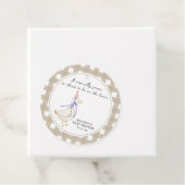 ガチョウ間抜け赤ちゃんシャワー フェイバータグ (インサイチュ)