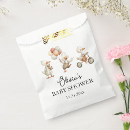 ガチョウ間抜け赤ちゃんシャワー フェイバーバッグ