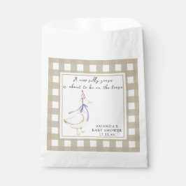 ガチョウ間抜け赤ちゃんシャワー フェイバーバッグ