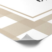 ガチョウ間抜け赤ちゃんシャワー ポスター (角)