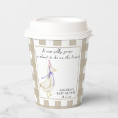 ガチョウ間抜け赤ちゃんシャワー 紙コップ (正面)