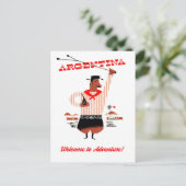 ガチョウ・アルゼンチン ポストカード (スタンド正面)