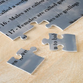 ガチョウ ジグソーパズル (側面)