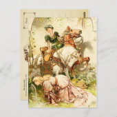 ガチョウ ポストカード (正面/裏面)