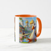 ガチョウ マグカップ (正面右)