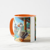 ガチョウ マグカップ (正面左)