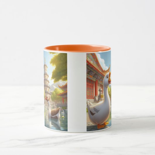 ガチョウ マグカップ (中央)