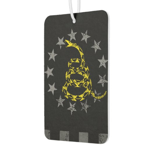 ガッズデンのスネークアメリカ国旗 カーエアーフレッシュナー (左)