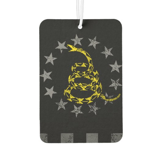 ガッズデンのスネークアメリカ国旗 カーエアーフレッシュナー (裏面)